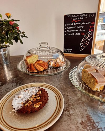 Dernière création de nos équipes en cuisine un Brownie trop bon et Vegan