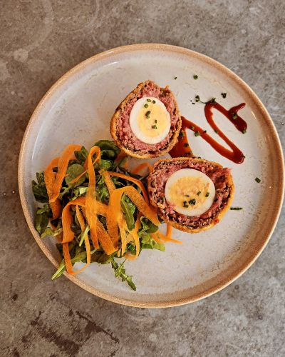 Scotch Egg concocté par nos équipes A consommer sans modération